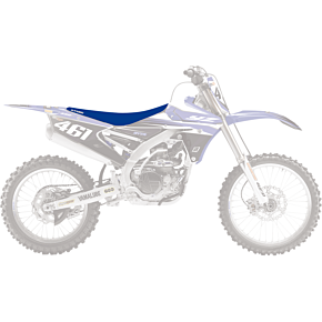Double Grip 3 Seat Cover - Blue/Black - Yamaha 1249H