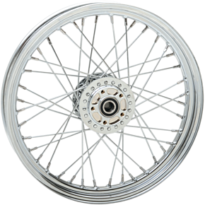 Front Wheel - Single/Dual Disc/No ABS - Chrome - 19"x2.50" - '04-'05 FXD 0203-0531