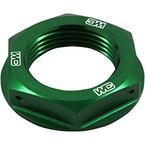 Steering Stem Nut - Green - Kawasaki 24-338