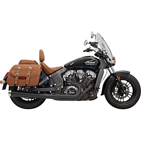 2:1 Exhaust - Black - Long - Scout 8S11JB