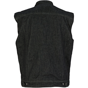 Denim Vest - Black - Large 2820-4486