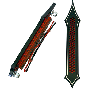 Bag Lights - Tribal Drilled - Red LED BL01-LDN