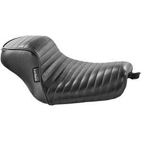 Le Pera Sprocket Solo Seat - Pleated - Black - XL '10+ LK-326PT