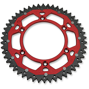 Moose Racing Dual Sprocket MSE - Red - 50-Tooth