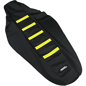 Moose Racing Ribbed Seat Cover - Yellow - Suzuki