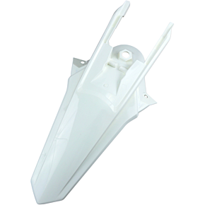 Ufo MX Rear Fender - KTM White KT04084-047