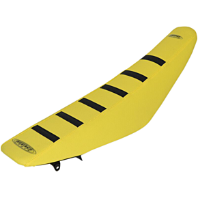 6-Ribbed Seat Cover - Black Ribs/Yellow Top/Yellow Sides 95925KYY