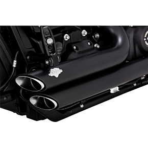 Shortshots Staggered PCX™ Exhaust System - Matte Black 47333-22