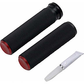 Grips - Knurled - TBW - Red 07-346