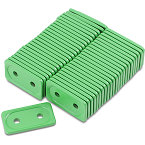 Support Plates - Green - Double - 48 Pack ADG-3780-48