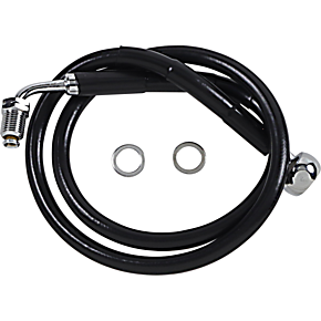 Brake Line - +6" - Black - '18-'21 Softail 1741-5809