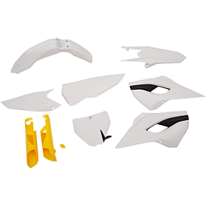 Acerbis Husqvarna Full Replacement Plastic Kit  - Full Replacement Body Kit - '14 OE White/Yellow/Black