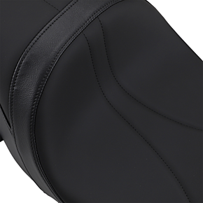Drag Specialties Low Touring Seat - Mild Stitched - Yaffe Tanks 0801-1069
