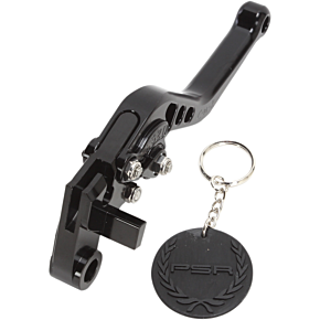 Powerstands Racing Clutch Lever - Short - Black 00-00431-22