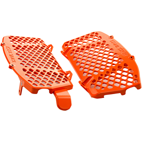 Trail Tech Radiator Guards - Orange 0151-RB03