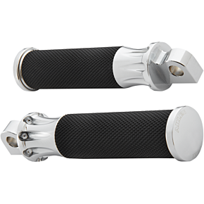Foot Pegs - Deep Cut - Chrome 07-908