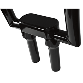 Risers - Solid Top - 6" - Black LA-7442-06B