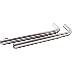 Straight Pipe Performance Tips - Brushed BC902-056-BR