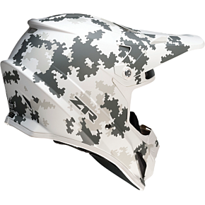 Rise Helmet - Snow Camo - White/Gray - Medium 0120-0714