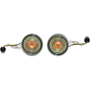 Bullet Turn Signal - 1156 - Chrome - Smoke Lens PB-BB-AW-1156CS