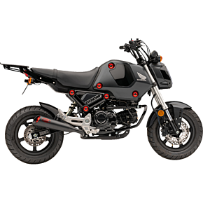 Solo Luggage Rack - Formed - Black - Grom 02-4107B