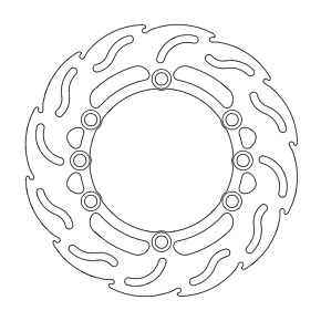 Brake Rotor - Rear - Flame 110261-PU