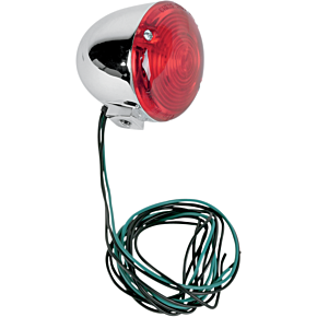 Chris Products Turn Signal - Flat Lens - Red 8395R