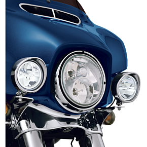 Show Chrome 3 1/2" Driving Light Kit 99-20 FLHT - Chrome 91-315L