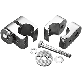 Universal Engine Guard Clamps - Chrome - 1" DS-720218