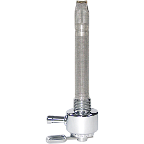 Round Fuel Valve - Chrome - 3/8" NPT 1211-CR