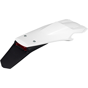 Enduro Rear Fender - with Light - White/Black HU03398040