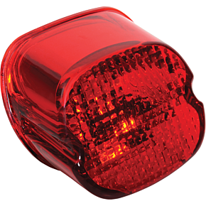 Taillight Lens - Bottom Tag Window - Red 0902-6321