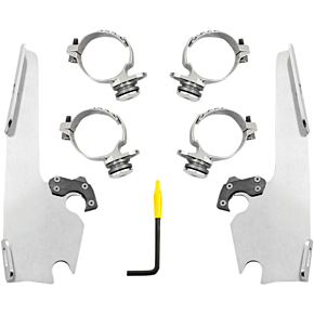 Fats/Slim Mounting Kit - Polished - FXDL MEK2013