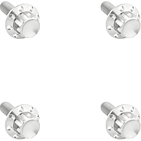 Bolt Kit - Windshield - Titanium - 12-Point - Polished 300-839