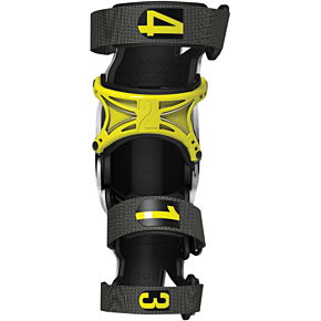 X8 Knee Braces - White/Yellow - XL 1010105
