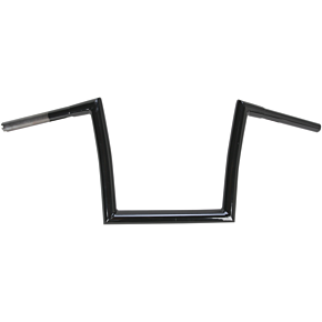 Todds Cycle Handlebar - Strip - Fat Bobber - 1-1/4" - 10" Rise - Black 0601-2729