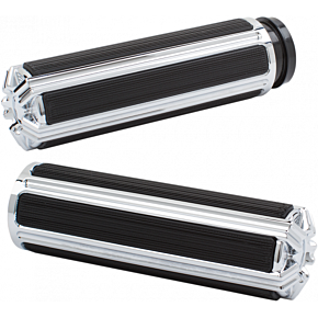 Grips - 10-Gauge - Cable - Chrome 07-114
