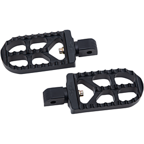 Passenger Peg - Serrated - Black - Long 08-56-7B