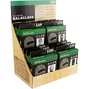 DISPLAY PREPACK BALACLAVA POLY 12PK DISPF-ZBPBS