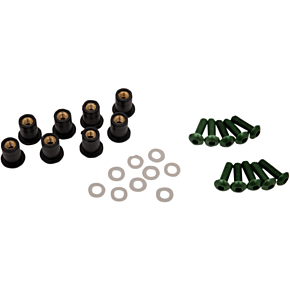 PUIG Windscreen Screw Kit - Green
