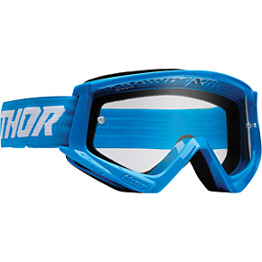 Youth Combat Goggles - Racer - Blue/White 2601-3052