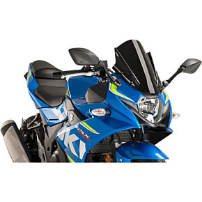 PUIG Race Windscreen - Black - Suzuki