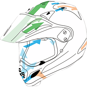 XD-4 Helmet - Africa Twin - XS 0140-0227