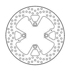 Brake Rotor - Rear - Flame 110382-PU