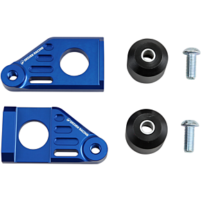 Axle Block Sliders - Suzuki - Blue DRAX-119-BL