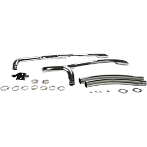 Speedster Swept Exhaust - Chrome - M90 3223