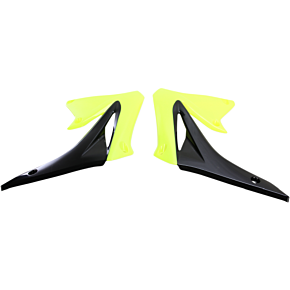 Acerbis Radiator Shrouds - RMZ 250 - Fluorescent Yellow/Black