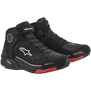 Alpinestars CR-X Drystar® Shoes - Black/Camo Red - Size 9.5