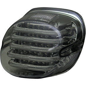 Custom Dynamics Taillight - with License Plate Illumination Window - Smoke PB-TL-LPW-S