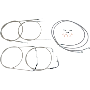Cable Line Kit - 15" - 17" - XVS1100CU - Stainless Steel BA-8048KT-16